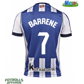 Real Sociedad Ander Barrenetxea #7 Hemmatröja 2025-26 Kortärmad